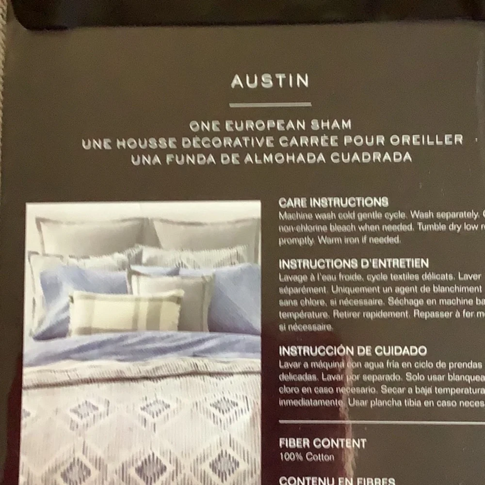 Ralph Lauren Austin Textured European Sham.